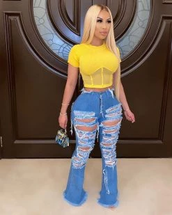 Divanewlook New In STRAY AWAY MOM JEANS