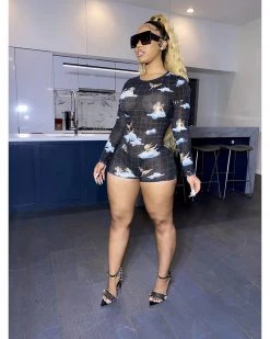 Divanewlook Fashion Gawd JUMPSUIT New In