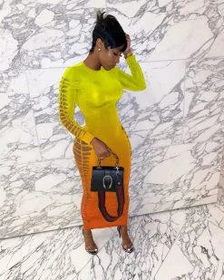 Divanewlook New In Gradient Tight Dress 5 Divanewlook New In Gradient Tight Dress