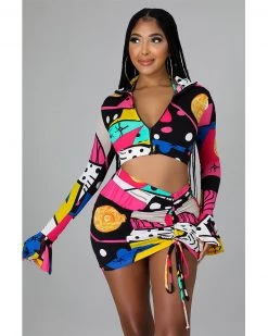 Divanewlook Sasha Bikini Skirt Set New In