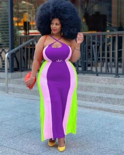 Divanewlook ColorBlock Dress New In