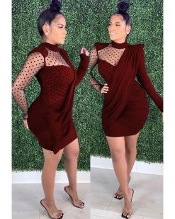 洛欧 SHEER ME PLEASE BODYCON DRESS Dresses