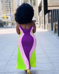 Divanewlook ColorBlock Dress New In