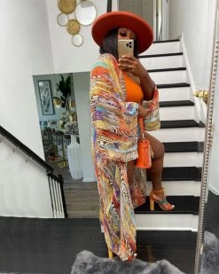 Divanewlook MIXED ANIMAL PRINT KIMONO New In