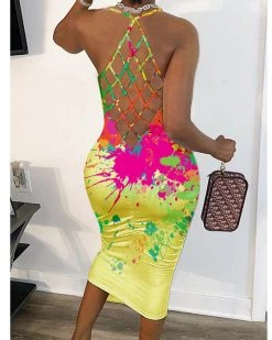 Divanewlook BLACK MAGIC DRESS