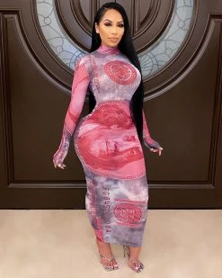 贝蒂 RICH MIDI DRESS Plus Size