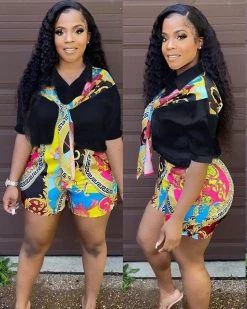 众思创 Prints Short Suits New In