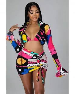 Divanewlook Sasha Bikini Skirt Set New In