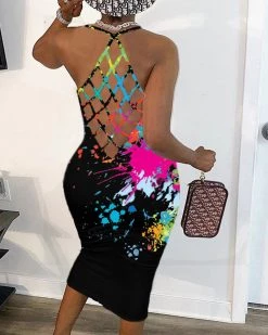 Divanewlook BLACK MAGIC DRESS