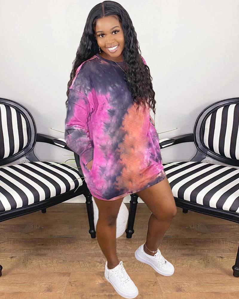 维安 New In Tie-dye Loose Dress 5 维安 New In Tie-dye Loose Dress