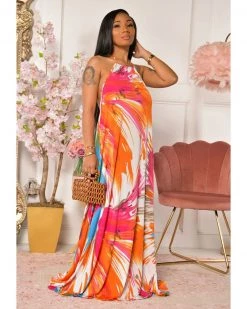 Divanewlook ABSTRACT GARDEN MAXI New In