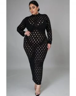 Divanewlook Peach Hole Thing Dress New In