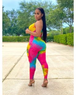 Divanewlook Electra Tie Dye Jumpsuit