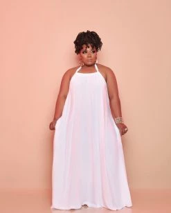 Divanewlook HELLO DARLING HALTER MAXI New In