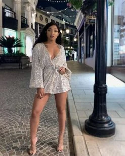 芭娜娜 Dresses Sassy Sequin Mini Dress