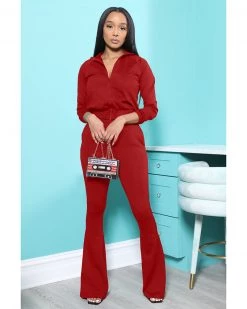 Divanewlook Flare Leg Jogger Set New In