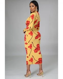 睡美人 New In Magnolia Midi Dress