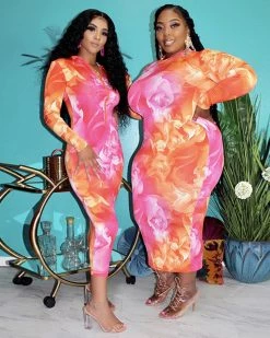 欧时尚 Brush Stroke BodyCon Dress 15 欧时尚 Brush Stroke BodyCon Dress