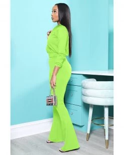 Divanewlook Flare Leg Jogger Set New In