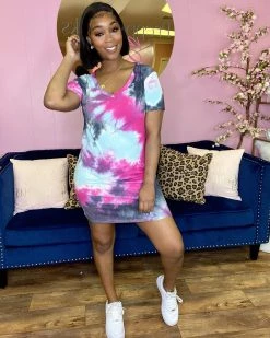 Divanewlook Best T-shirt Dress New In