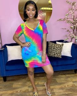 Divanewlook Best T-shirt Dress New In