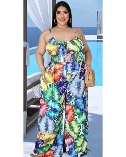 Divanewlook Spaghetti Straps JUMPSUIT New In