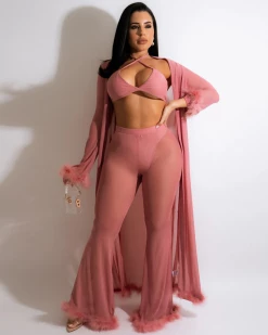 Divanewlook Mean Girly Pant Set Matching Set