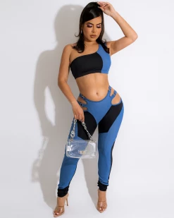 Divanewlook Downtown Streets Legging Set Matching Set