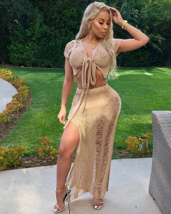 Divanewlook 2pc Yes Girl Skirt Set