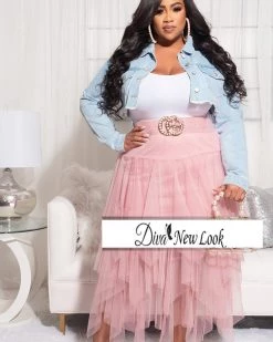 茜蔓 Bottoms Tulle Multi Layered Mesh Skirt