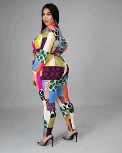 胖妹儿&海滨 New In Life Is Luxury Legging Set