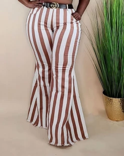 越威 Cream Rust Bell Bottom New In