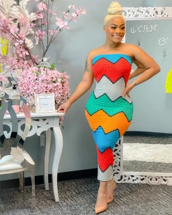 墨雅纺 MAISON TUBE DRESS New In