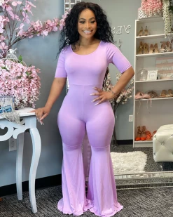 九成 Angela Flare Jumpsuit