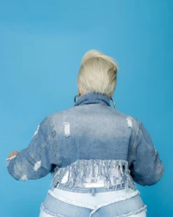 宇衣阁 Fringe Denim Jacket