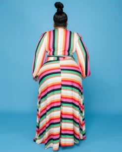 正集 Candy Stripe Lashun Skirt Set