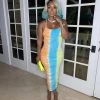 Divanewlook Sassy Tie Dye Dress