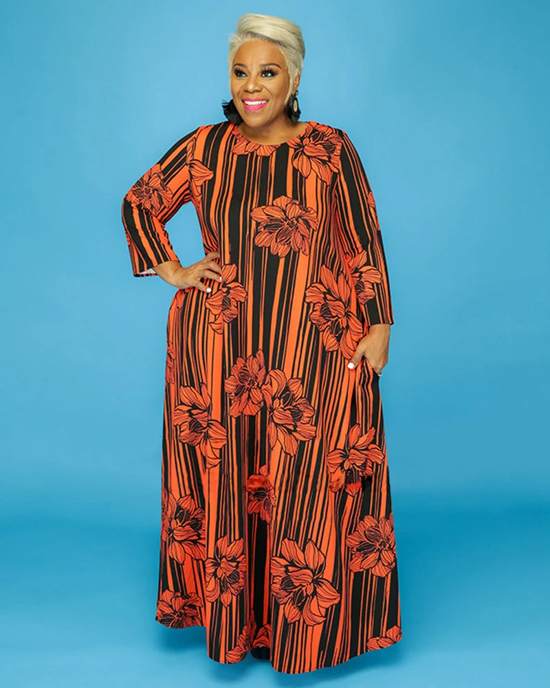 欧时尚 FLOWER POCKET DRESS 5 欧时尚 FLOWER POCKET DRESS