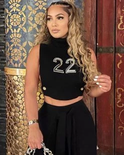 拉尔 Please Me Crop Top