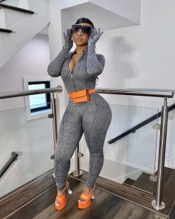 锡美 Flame On Jumpsuit