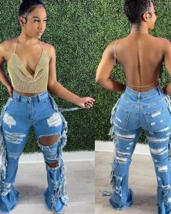 欧迪 Walking Away Jeans New In