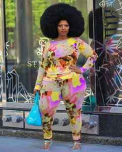 华尔街 Angel Mesh Set Plus Size