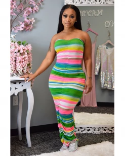 梦洛 New In NEON CRAZE DRESS