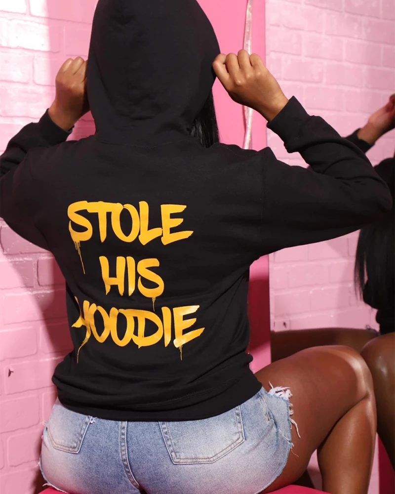 广秦 Plus Size STOLE HIS HOODIE 1 广秦 Plus Size STOLE HIS HOODIE