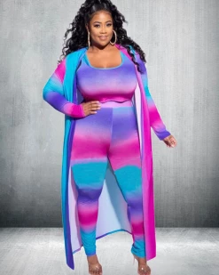 橙兴 Keke Plus Size 3pc Set