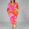 绣川 Dye For Me Plus Size Dress