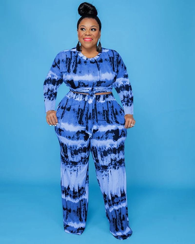 广吉 Mocha Brush Stroke Pant Set(Long) New In 3 广吉 Mocha Brush Stroke Pant Set(Long) New In