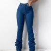 Divanewlook New In Scrunch Denim Pants