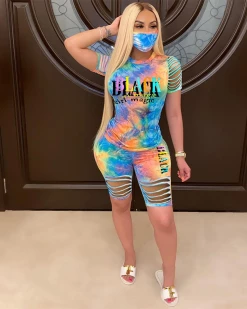 洛欧 Stay Away Short Set Matching Set