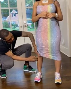 艾丝琳 Dresses Rainbow Diamond Dress 8 艾丝琳 Dresses Rainbow Diamond Dress